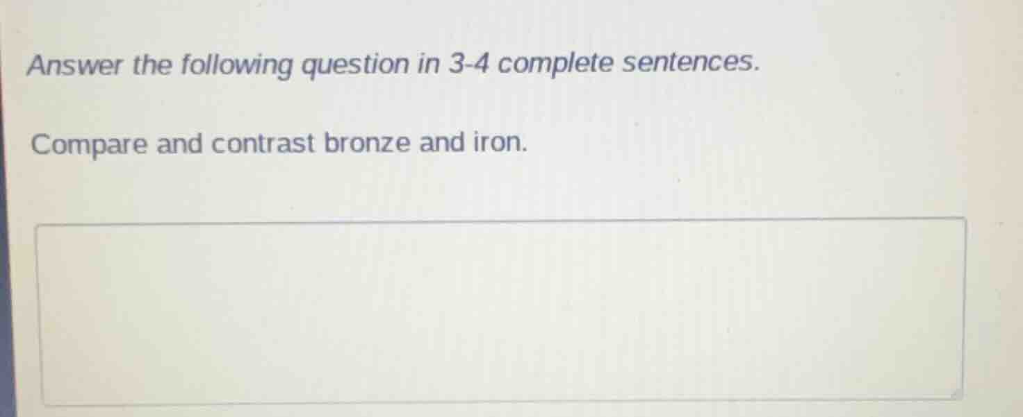 answer the following question in 3-4 complete sentences. compare and co…