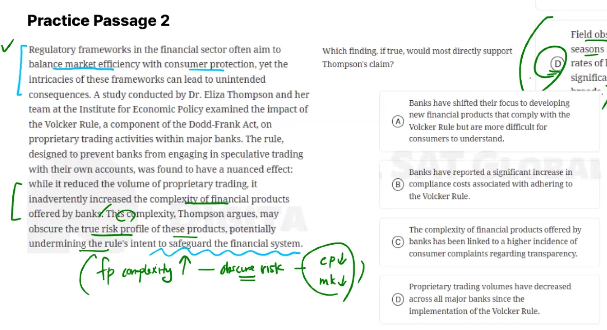 practice passage 2 regulatory frameworks in the financial sector often …