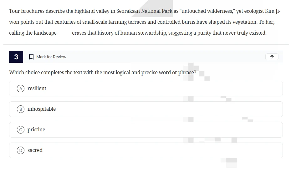 tour brochures describe the highland valley in seoraksan national park …