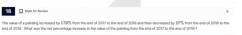 the value of a painting increased by 179% from the end of 2017 to the e…