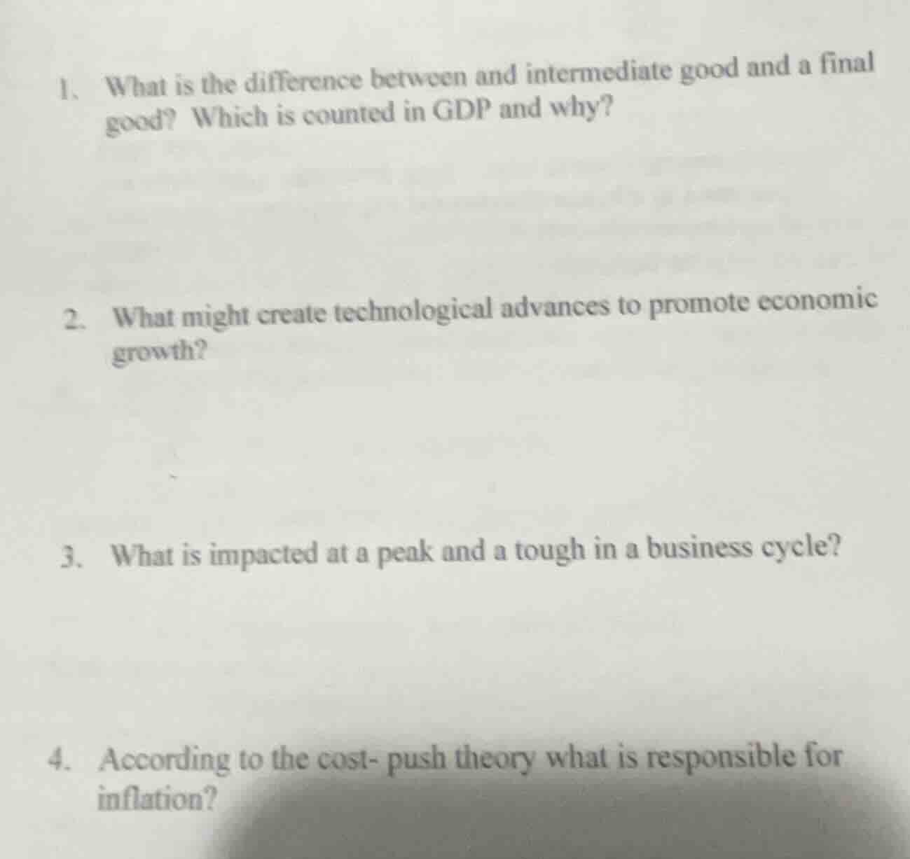 1. what is the difference between and intermediate good and a final goo…