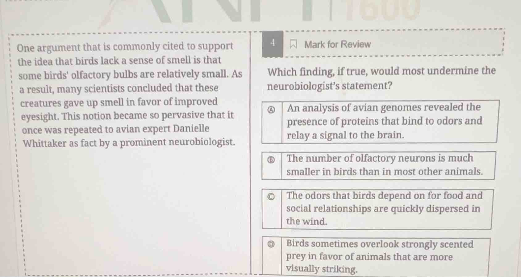 one argument that is commonly cited to support the idea that birds lack…