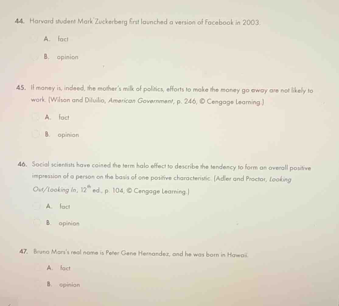 44. harvard student mark zuckerberg first launched a version of faceboo…