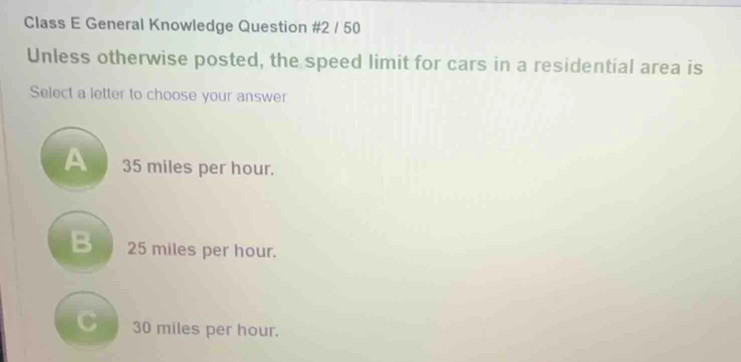 class e general knowledge question #2 / 50 unless otherwise posted, the…