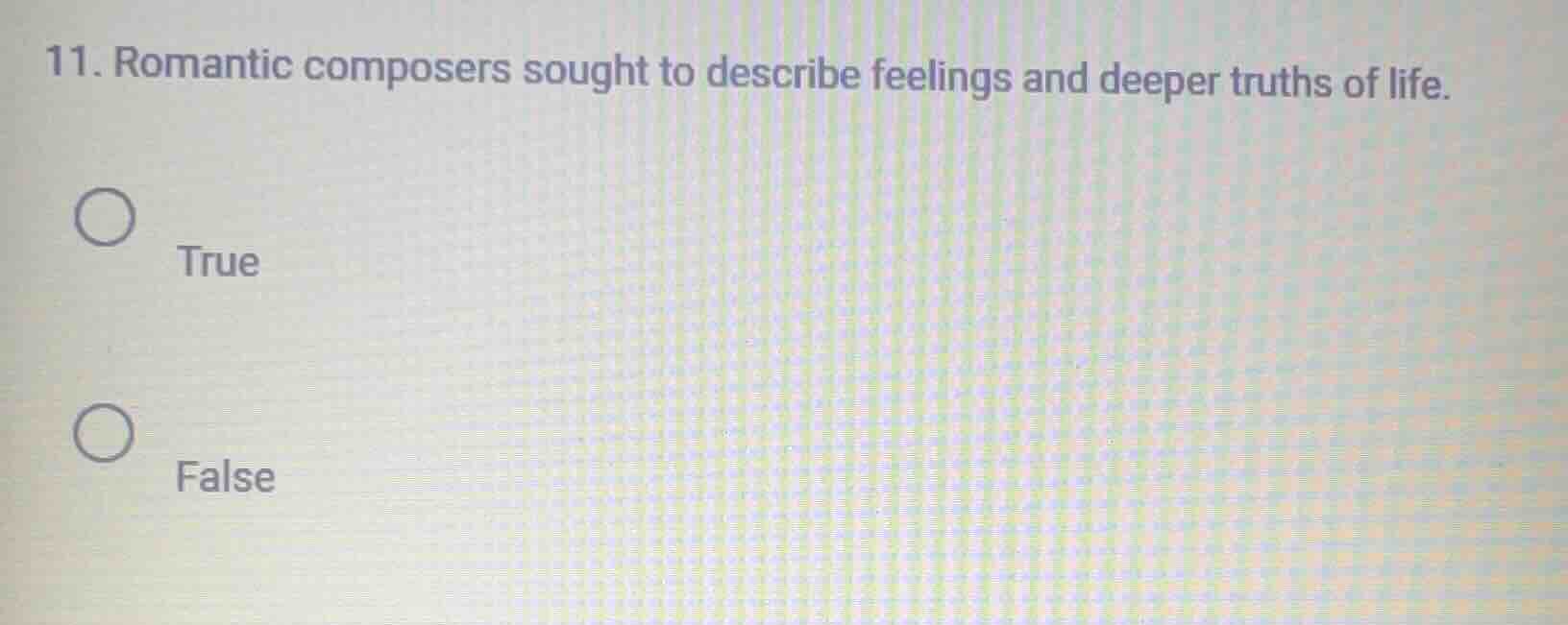 11. romantic composers sought to describe feelings and deeper truths of…