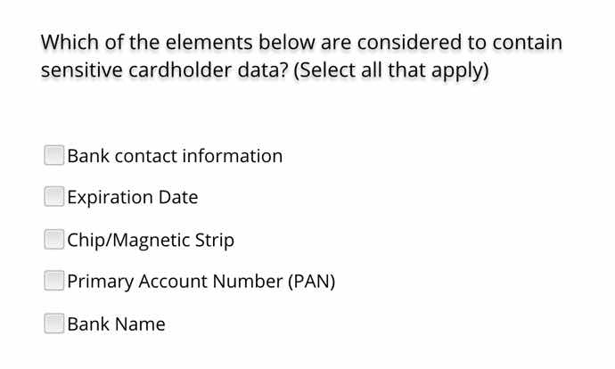 which of the elements below are considered to contain sensitive cardhol…