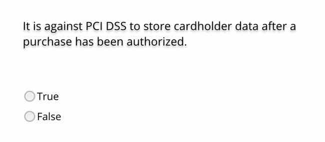 it is against pci dss to store cardholder data after a purchase has bee…