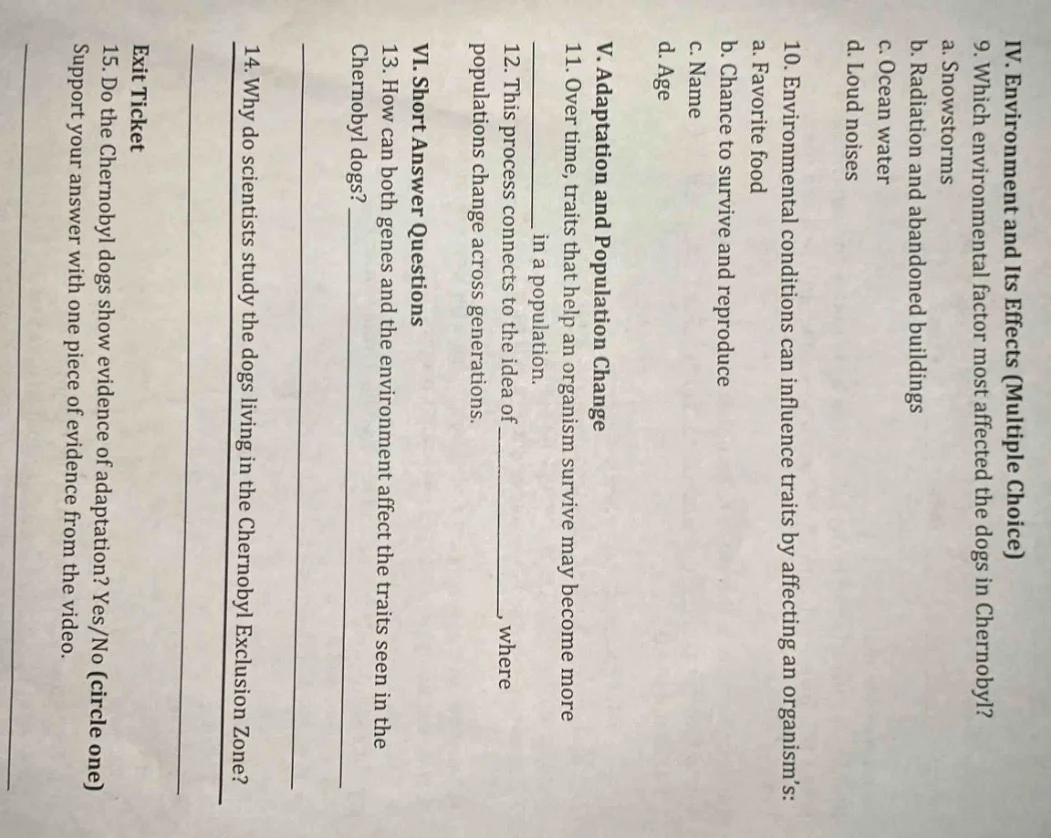 iv. environment and its effects (multiple choice) 9. which environmenta…