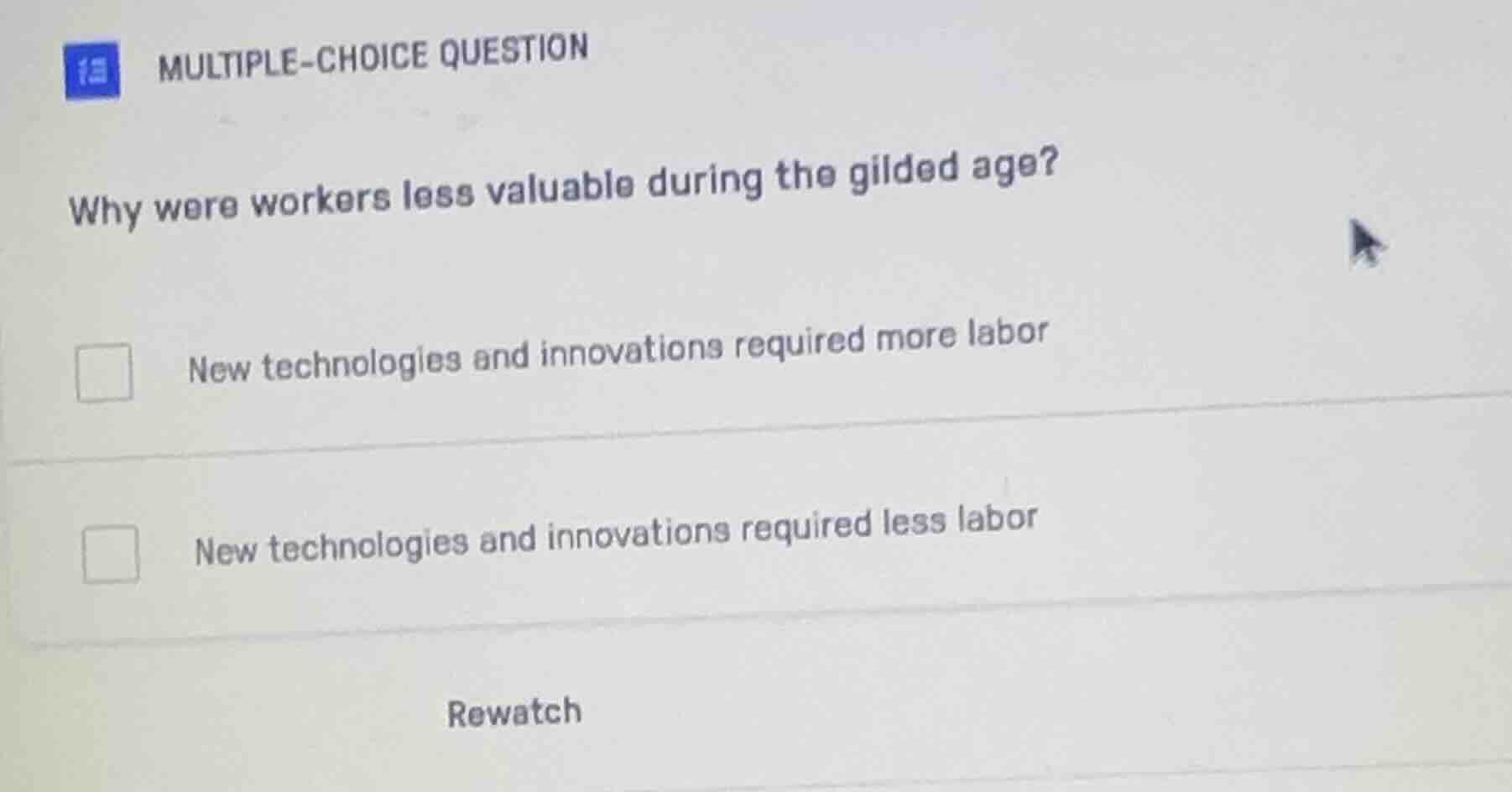 multiple-choice question why were workers less valuable during the gild…