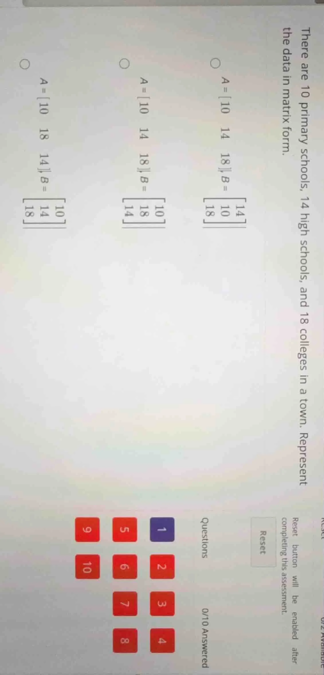 there are 10 primary schools, 14 high schools, and 18 colleges in a tow…