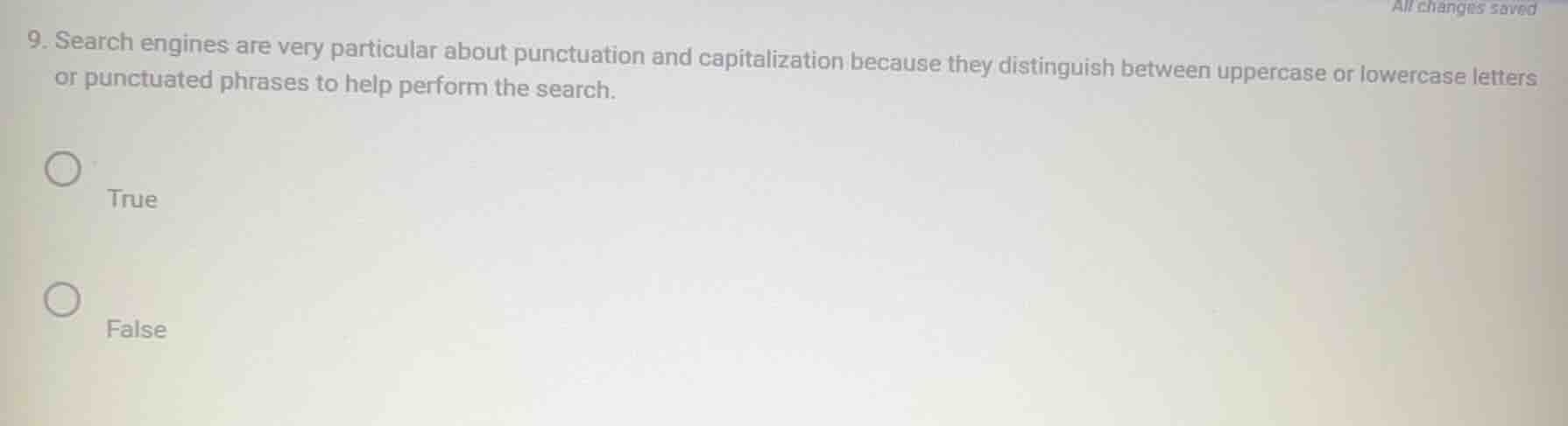 9. search engines are very particular about punctuation and capitalizat…
