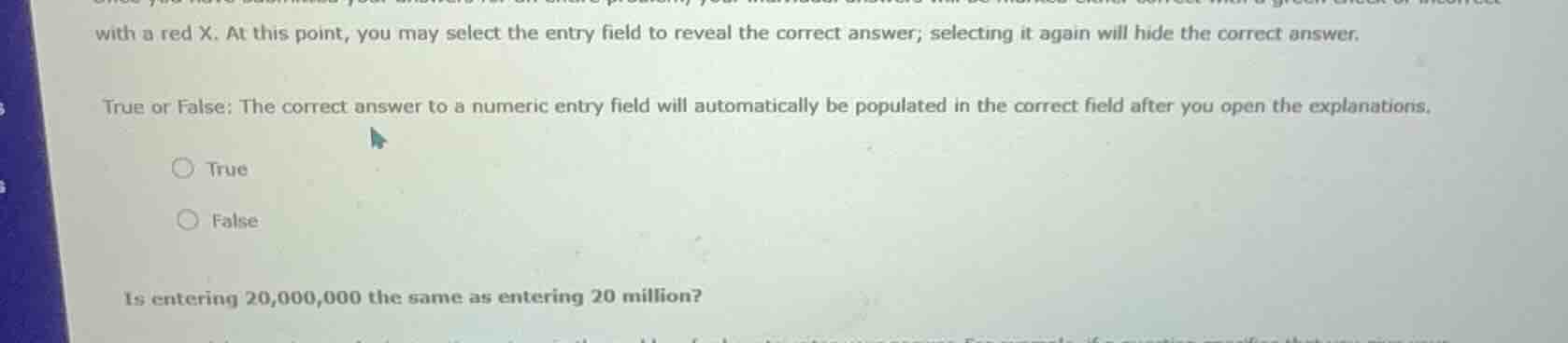 with a red x. at this point, you may select the entry field to reveal t…