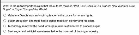 what is the most important claim that the authors make in \part four: b…