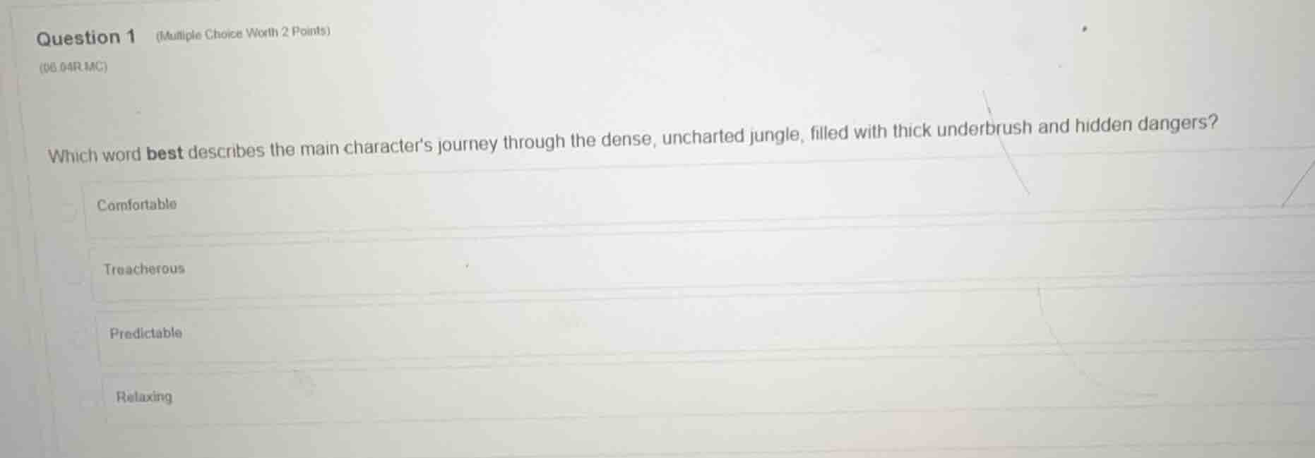 question 1 (multiple choice worth 2 points) (08.04r mc) which word best…