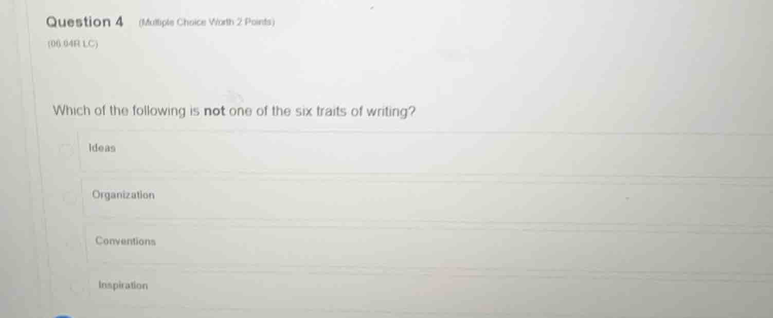 question 4 (multiple choice worth 2 points) (00.04r lc) which of the fo…