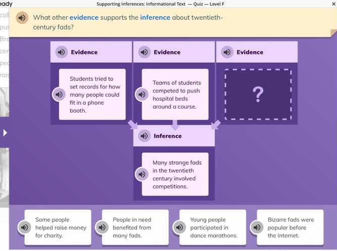 what other evidence supports the inference about twentieth-century fads…