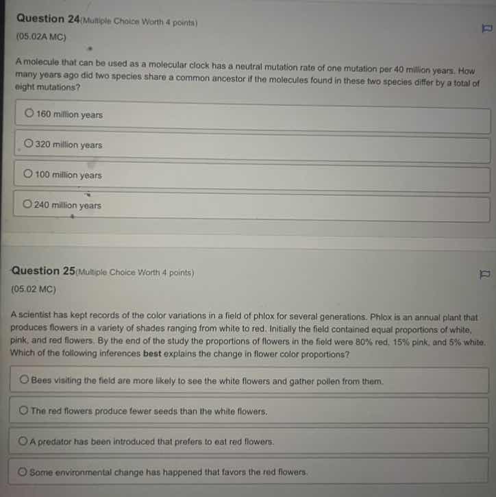 question 24 (multiple choice worth 4 points) (05.02a mc) a molecule tha…