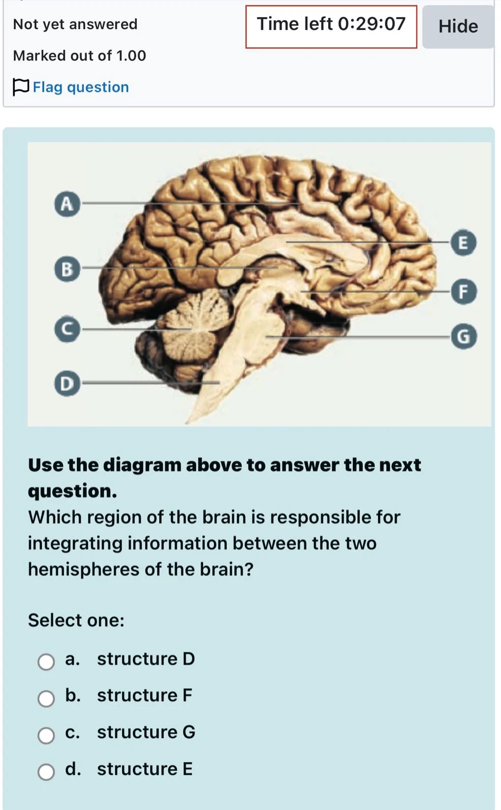 not yet answered marked out of 1.00 flag question use the diagram above…