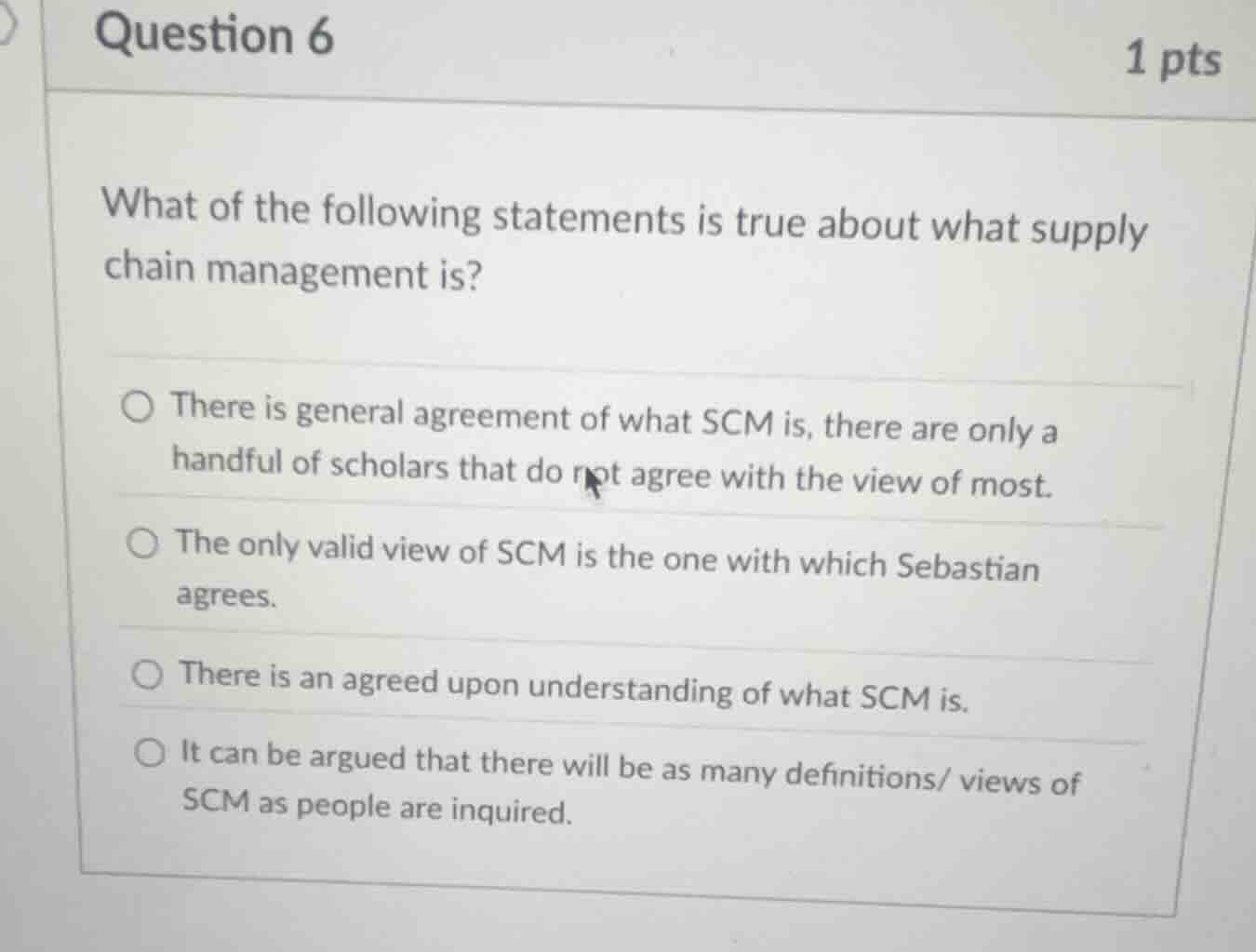 question 6 1 pts what of the following statements is true about what su…