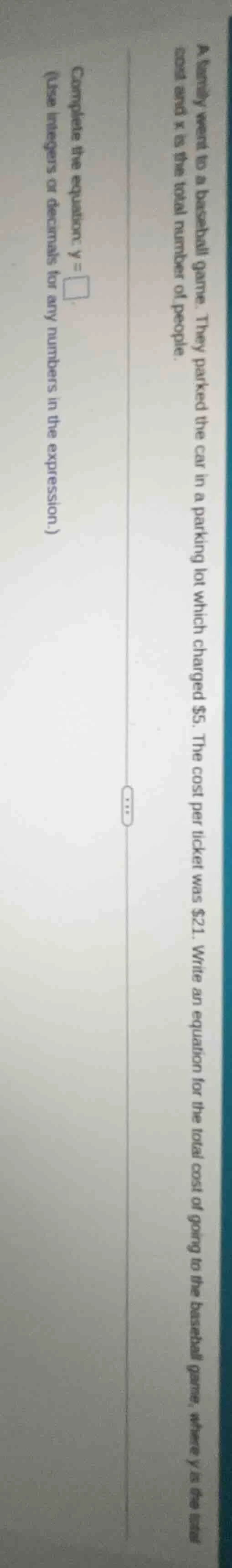 a family went to a baseball game. they parked the car in a parking lot …