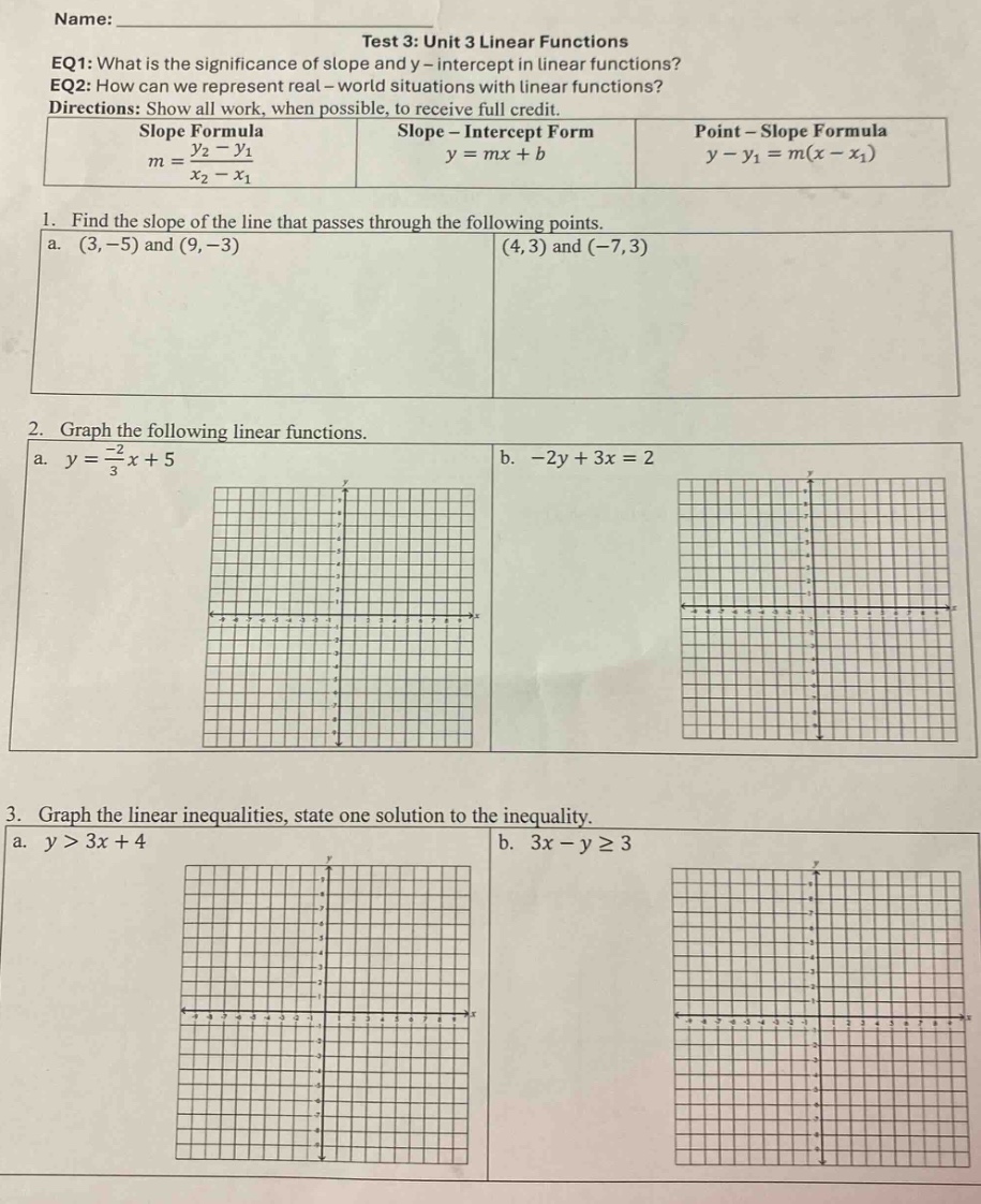 name:_________________________ test 3: unit 3 linear functions eq1: wha…