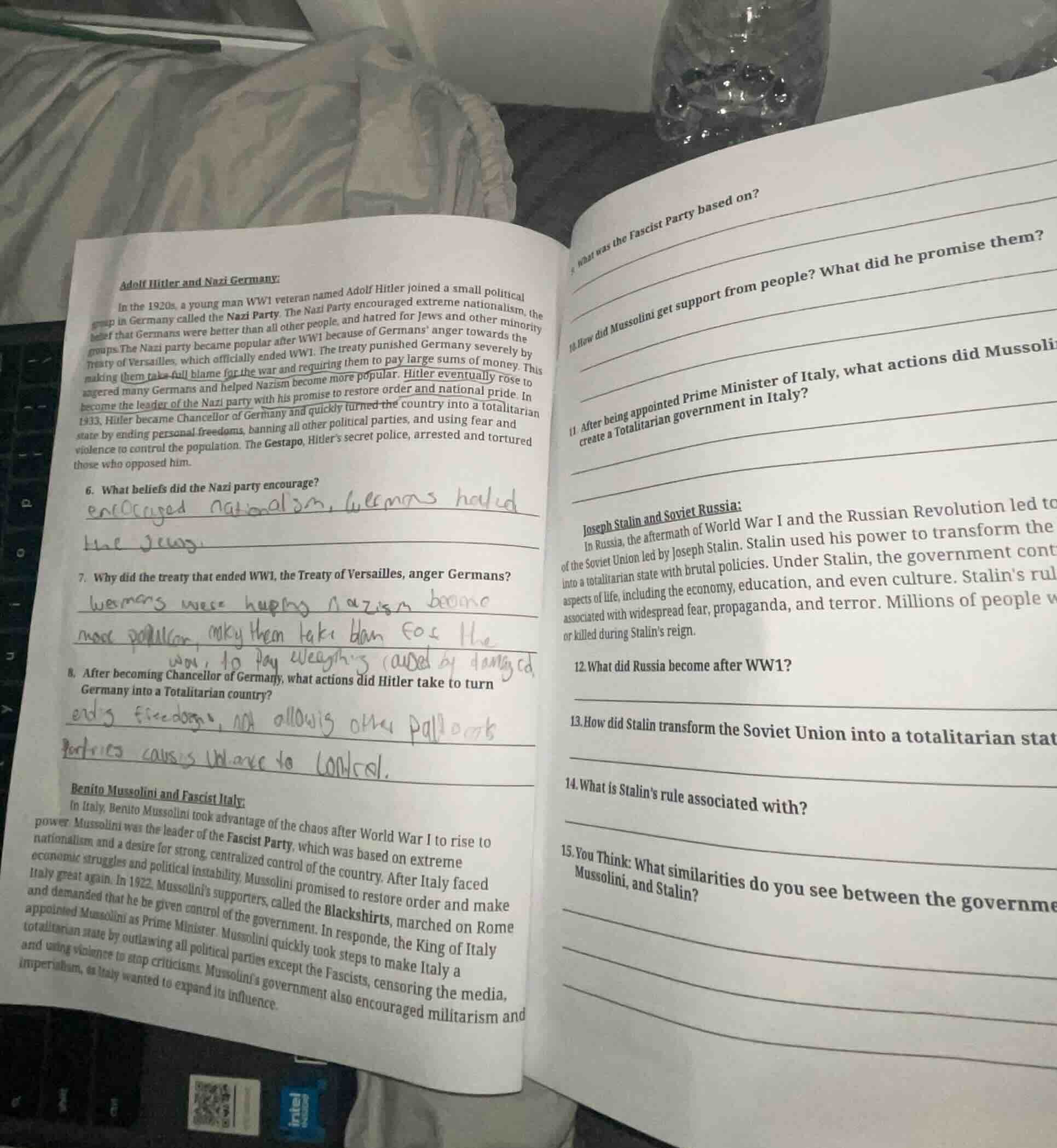 adolf hitler and nazi germany: in the 1920s, a young man ww1 veteran na…