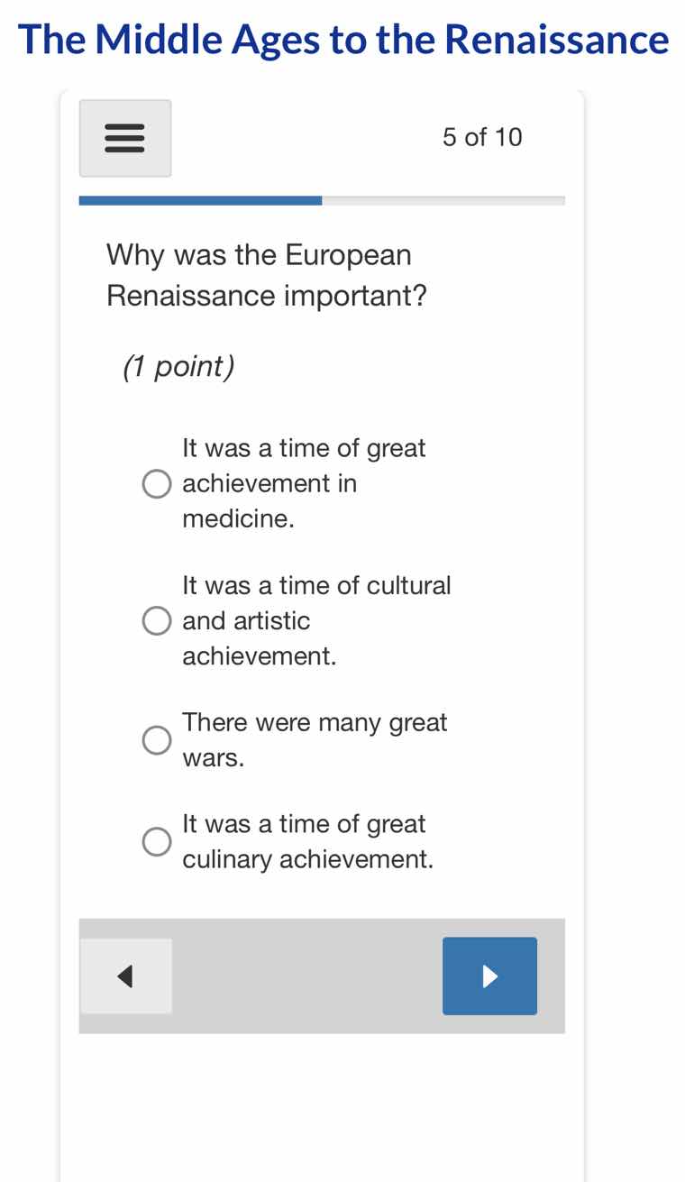 the middle ages to the renaissance 5 of 10 why was the european renaiss…