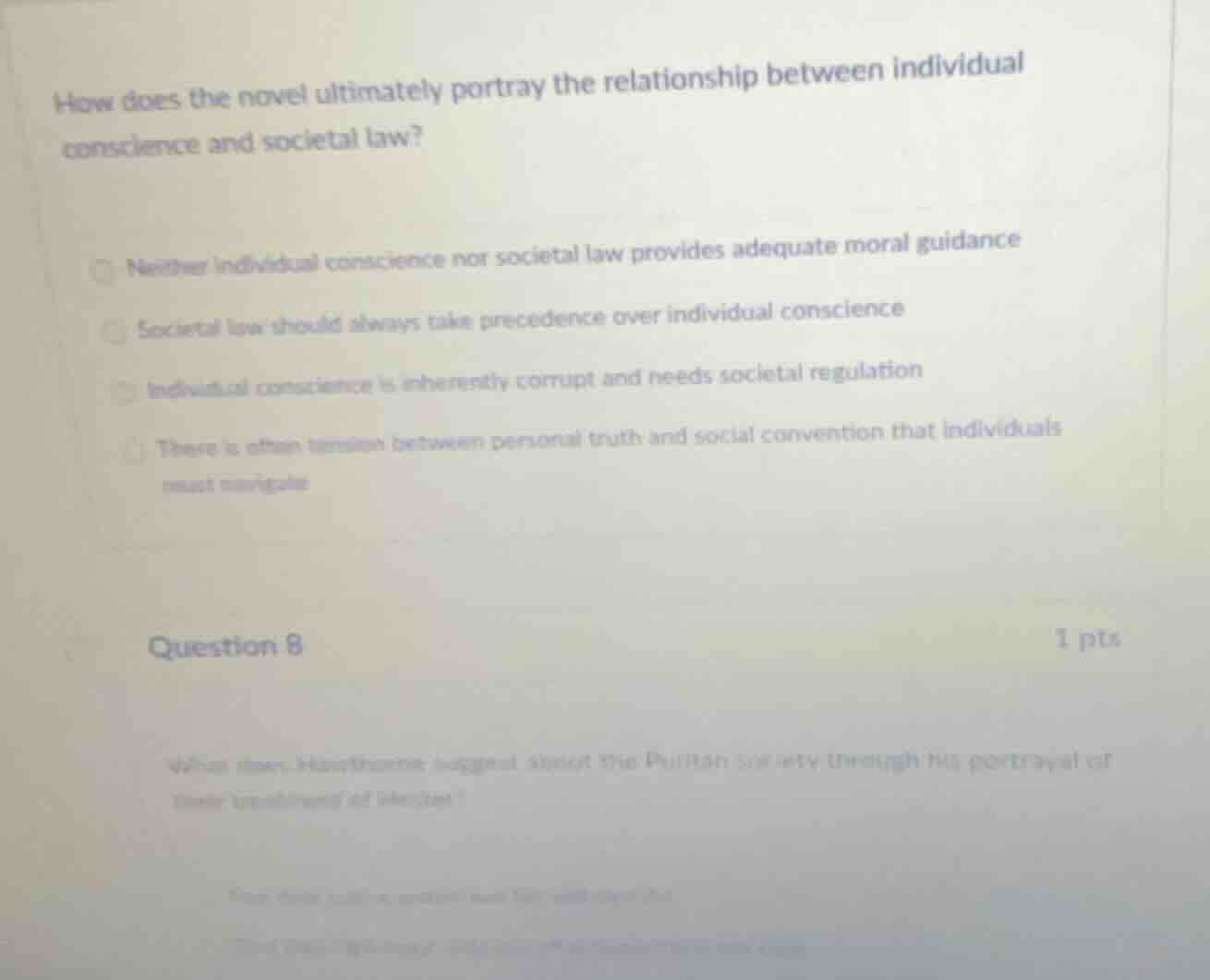 how does the novel ultimately portray the relationship between individu…