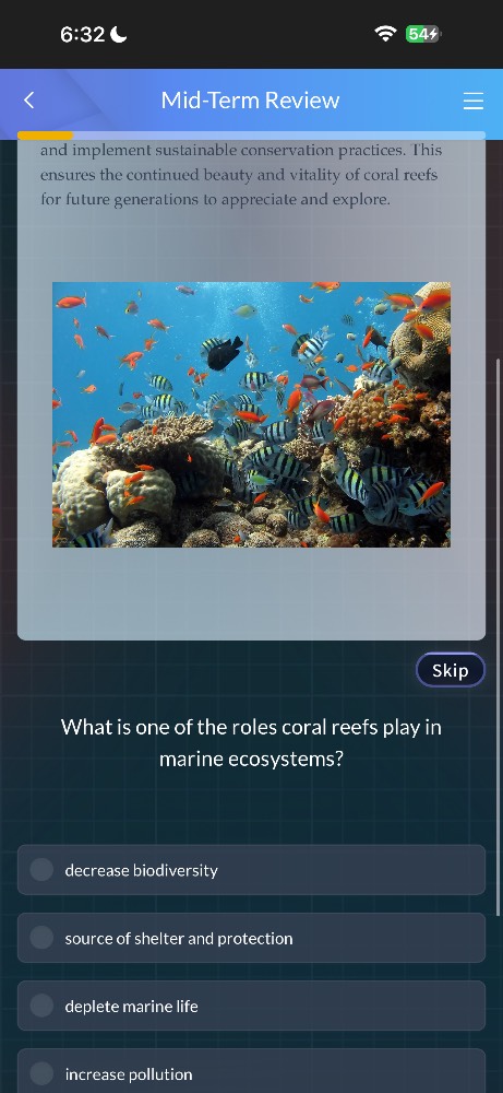 mid-term review and implement sustainable conservation practices. this …