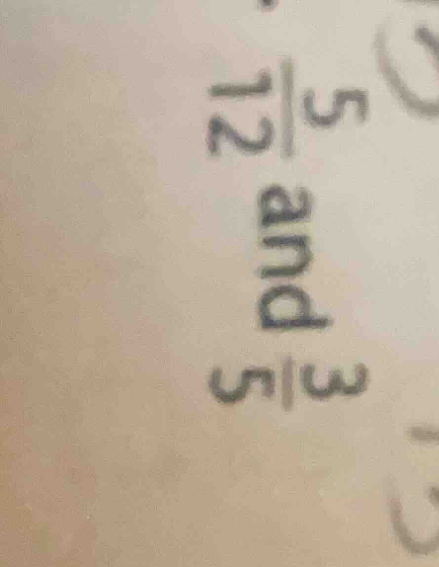 5/12 and 3/5