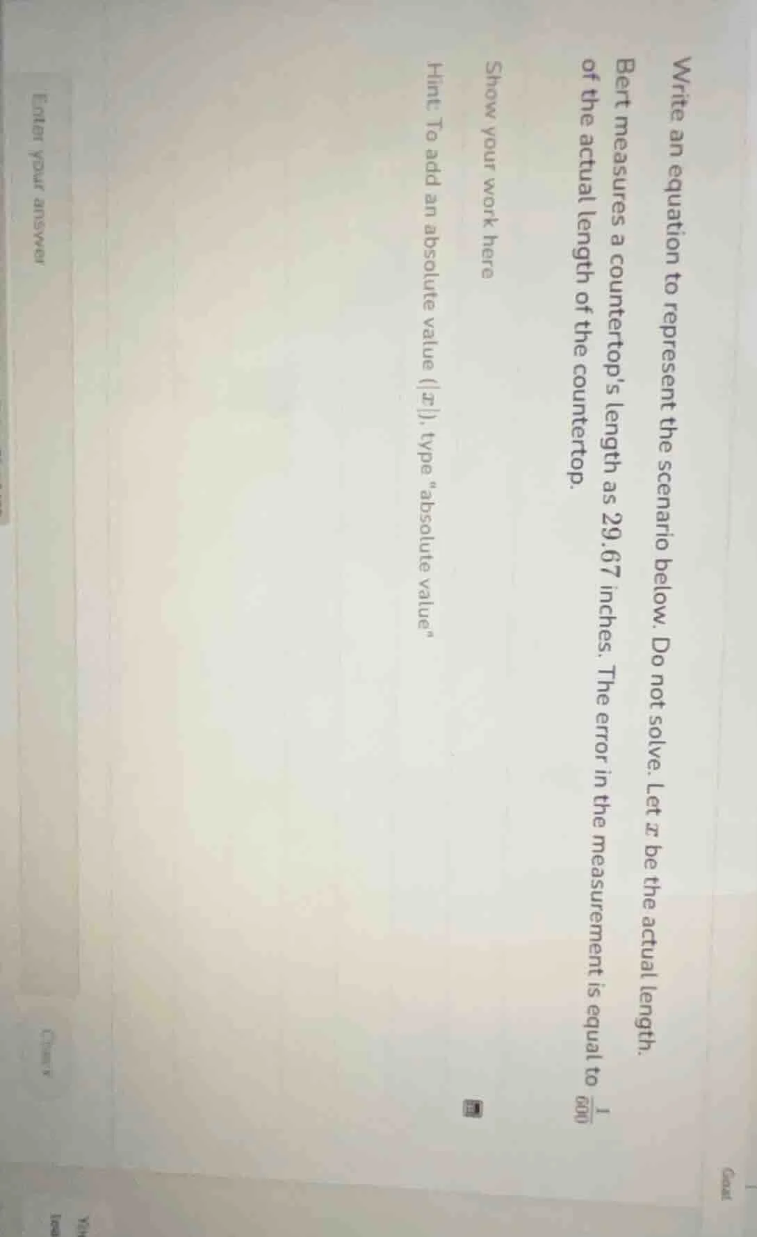 write an equation to represent the scenario below. do not solve. let x …