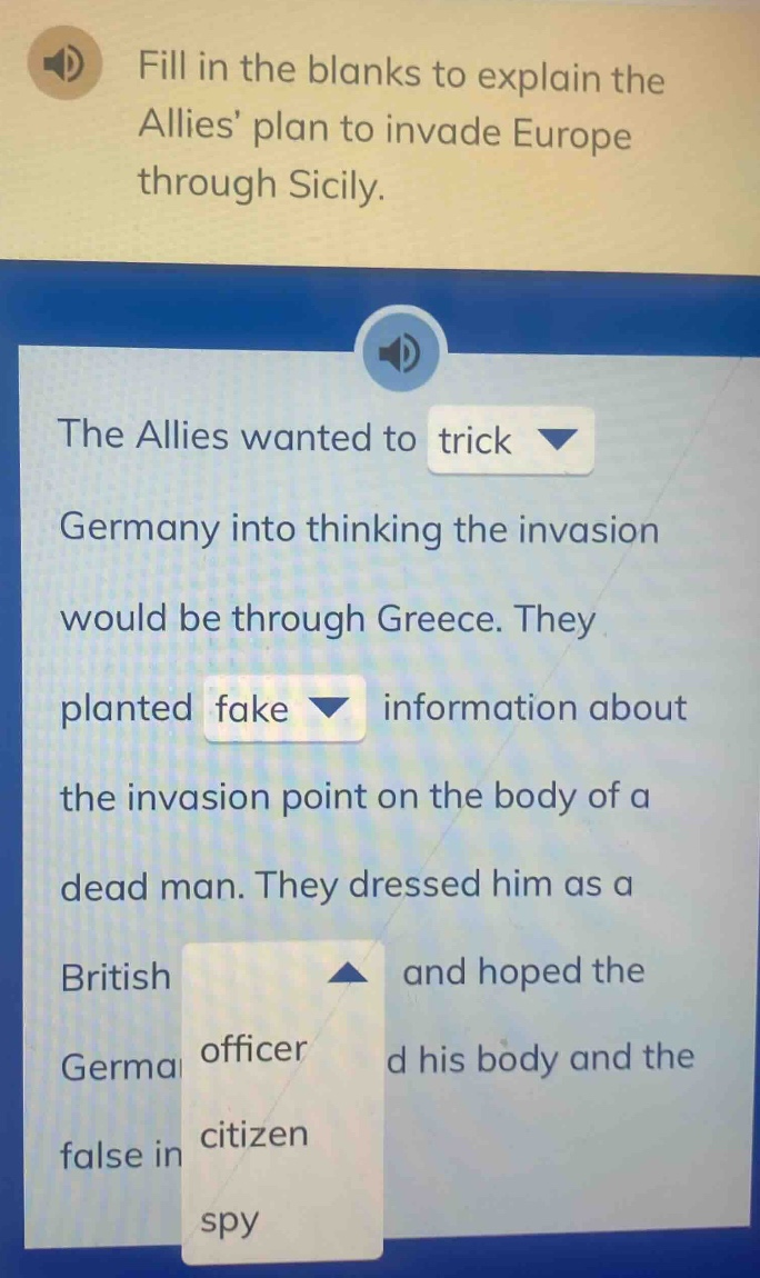 fill in the blanks to explain the allies’ plan to invade europe through…