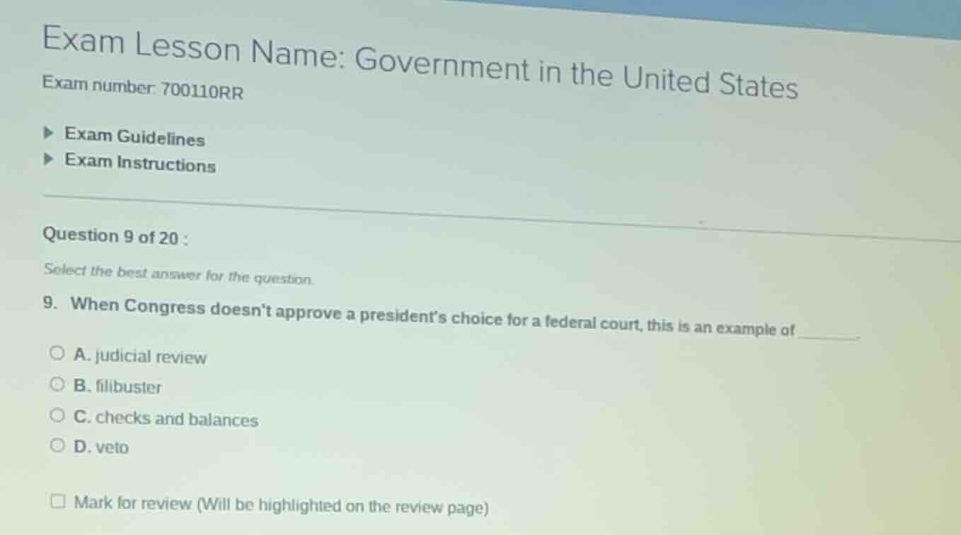 exam lesson name: government in the united states exam number: 700110rr…