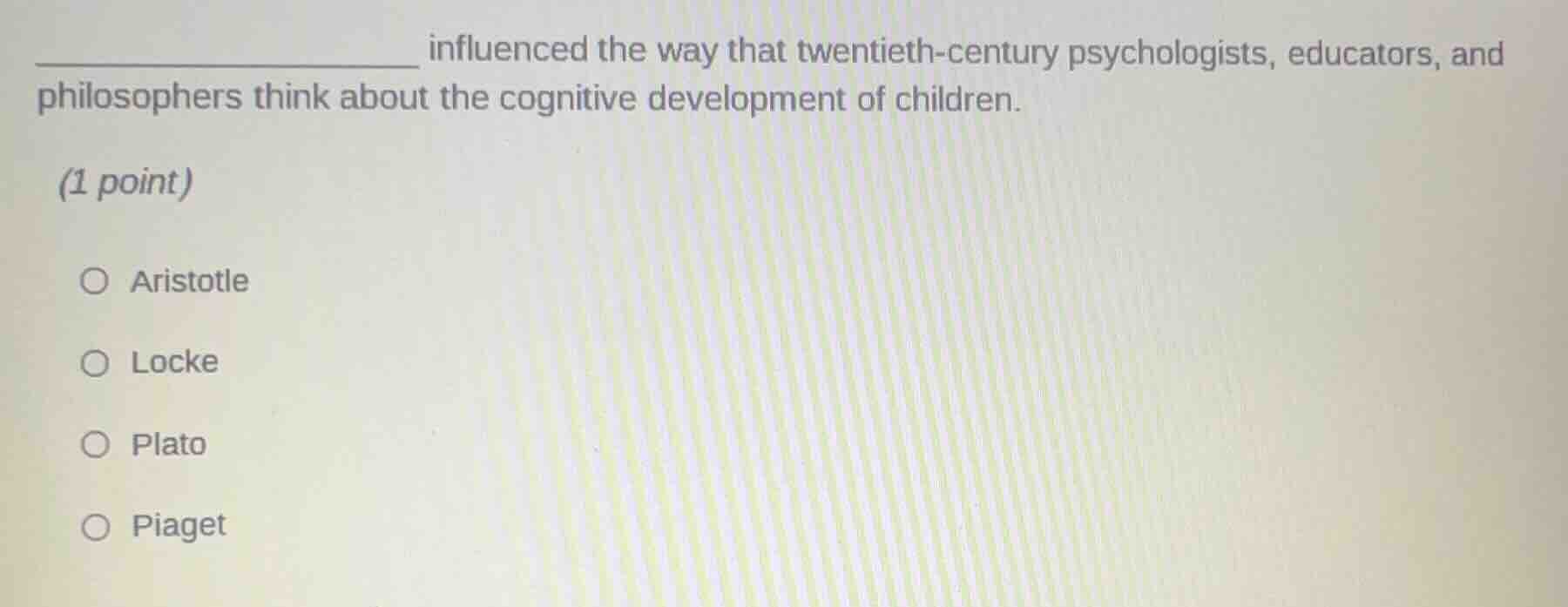 __________ influenced the way that twentieth - century psychologists, e…