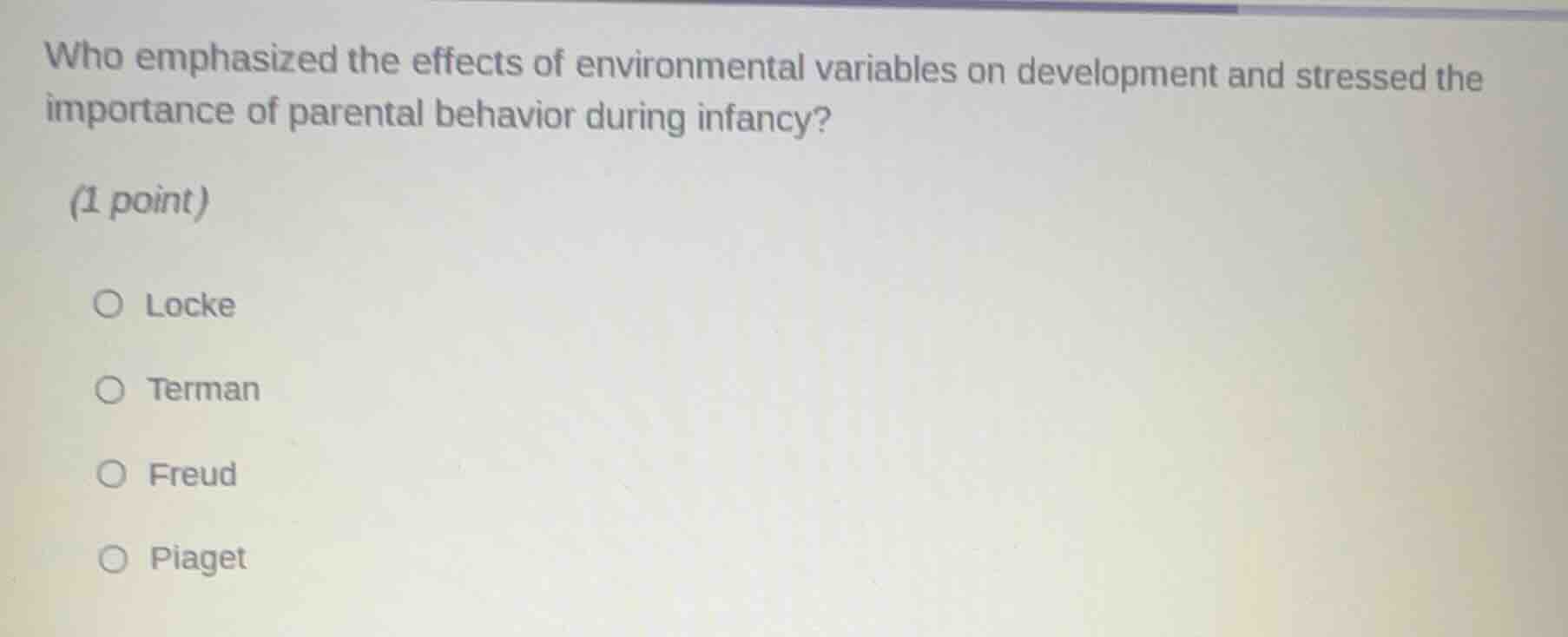 who emphasized the effects of environmental variables on development an…