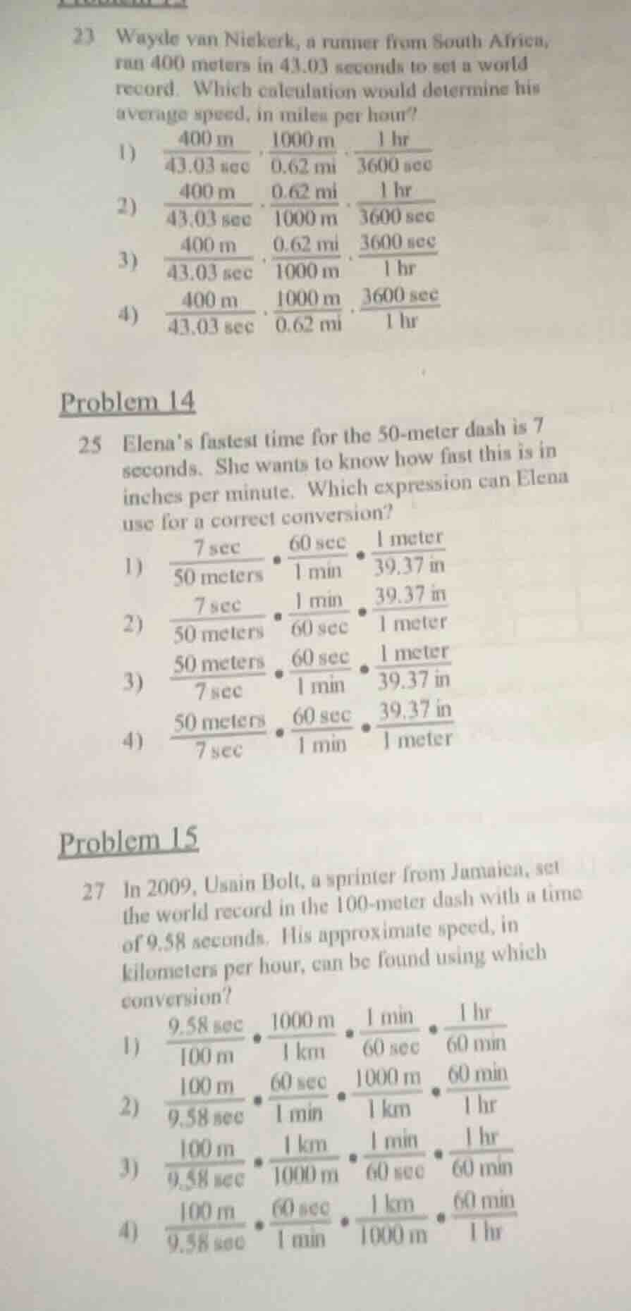 23 wayde van niekerk, a runner from south africa, ran 400 meters in 43.…