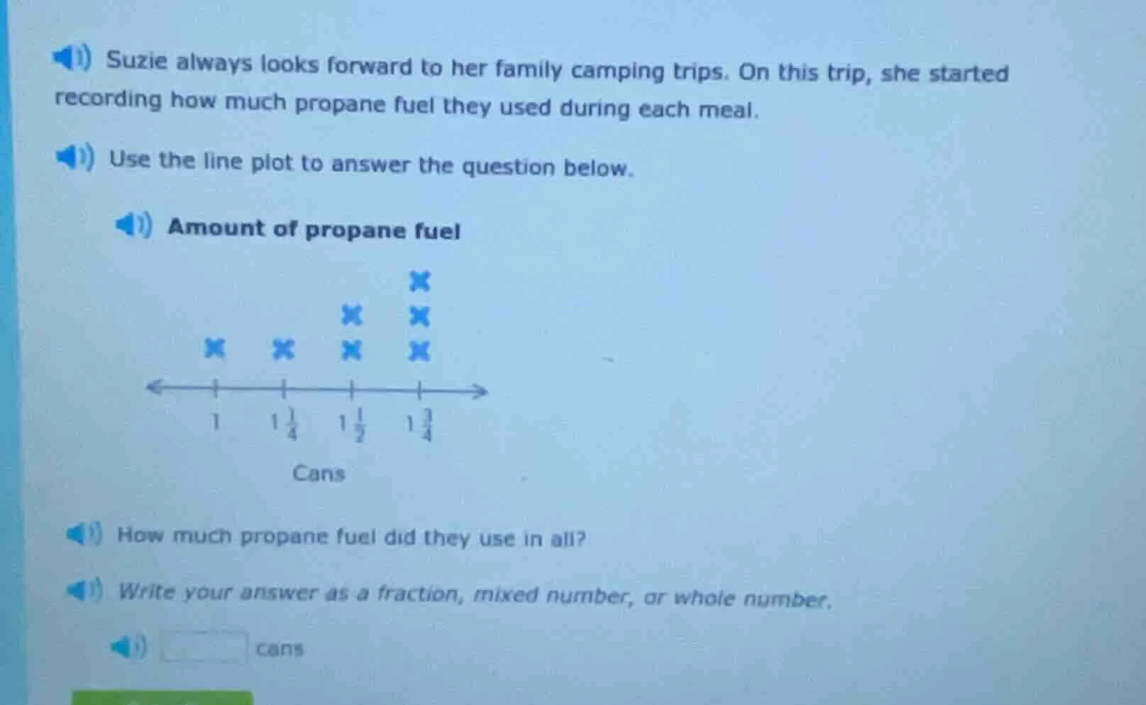 suzie always looks forward to her family camping trips. on this trip, s…