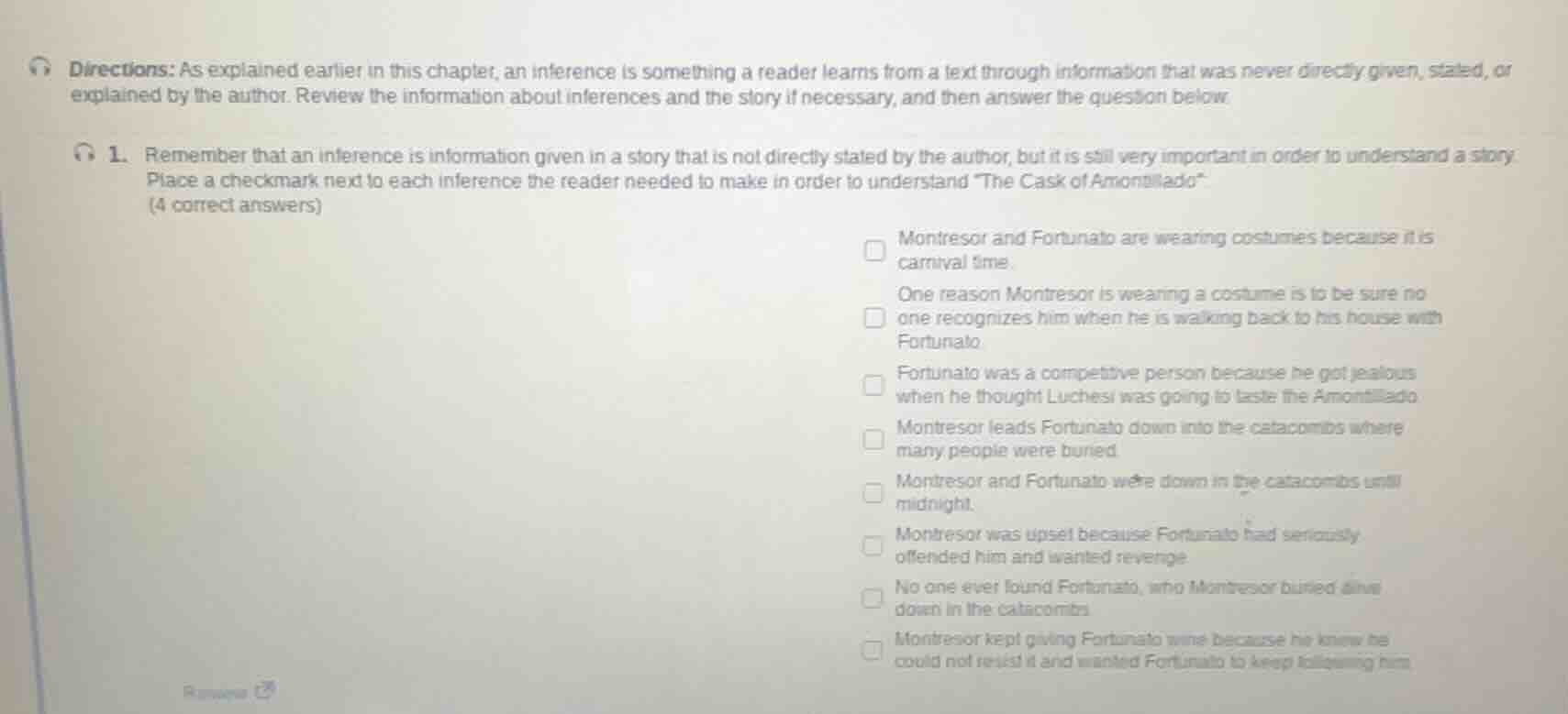 directions: as explained earlier in this chapter, an inference is somet…
