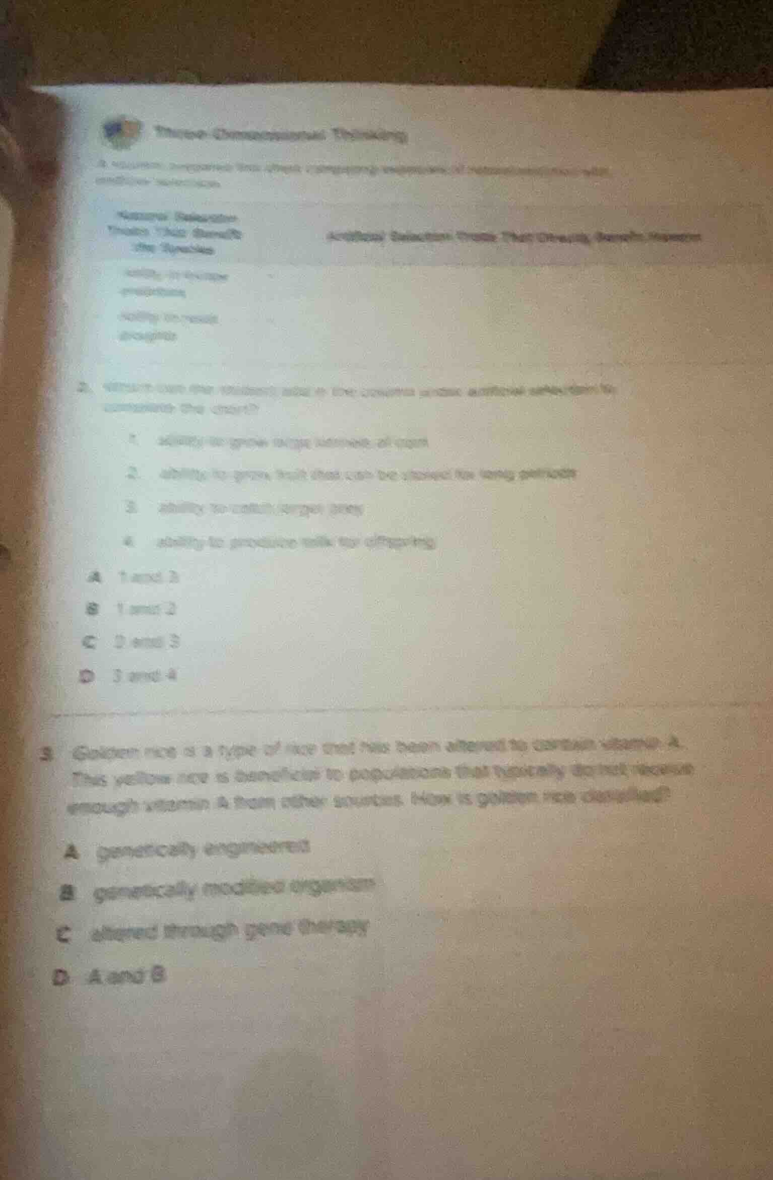 3 golden rice is a type of rice that has been altered to contain vitami…