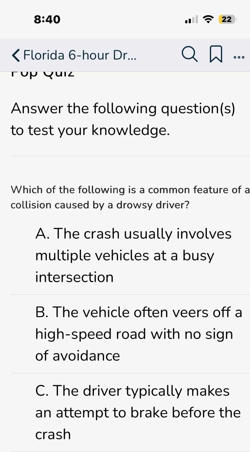 answer the following question(s) to test your knowledge. which of the f…