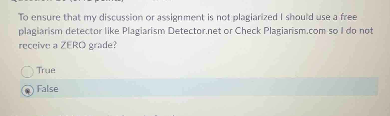 to ensure that my discussion or assignment is not plagiarized i should …
