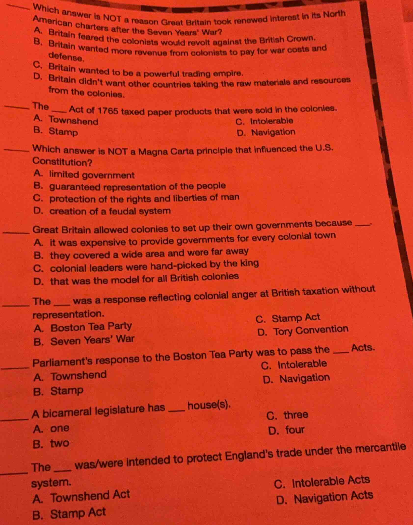 which answer is not a reason great britain took renewed interest in its…