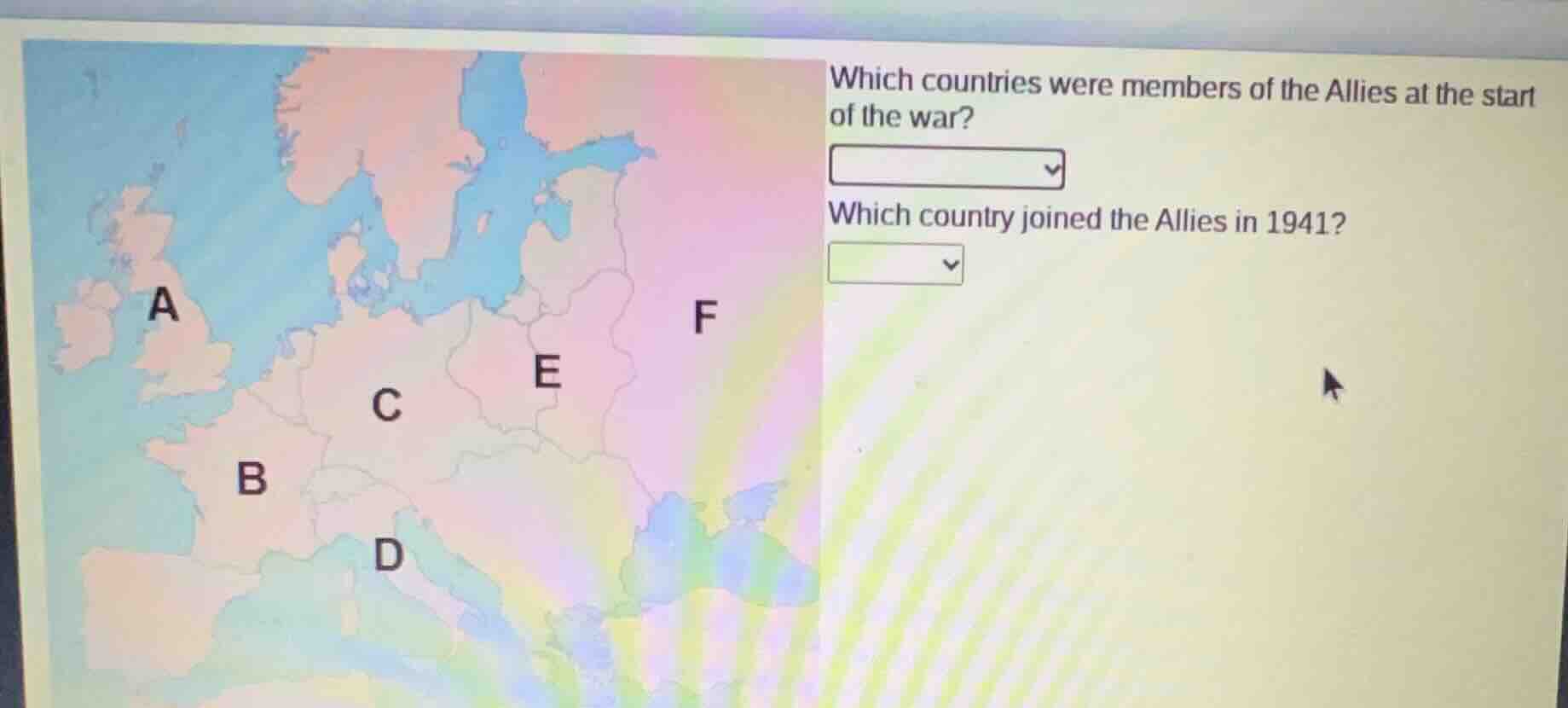 which countries were members of the allies at the start of the war? dro…