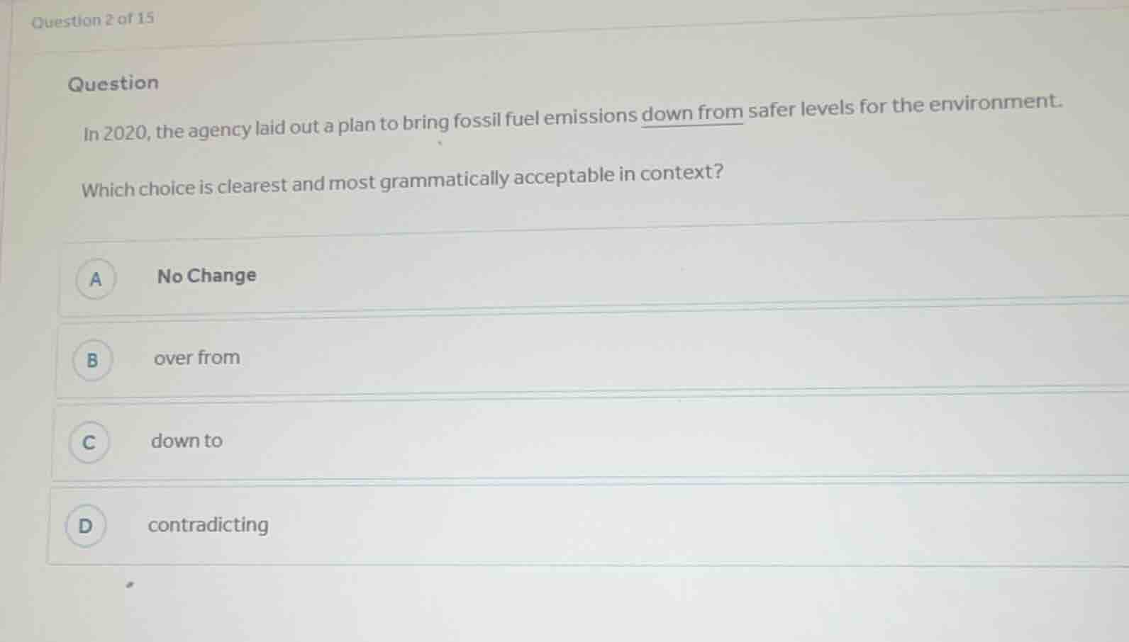 question 2 of 15 question in 2020, the agency laid out a plan to bring …