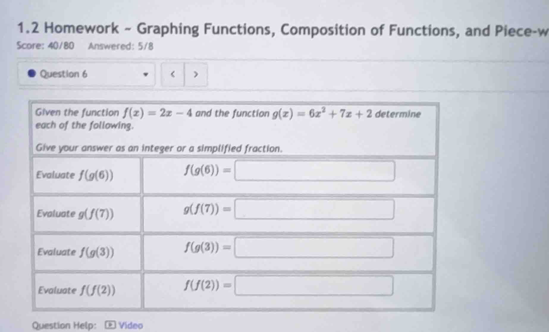 1.2 homework ~ graphing functions, composition of functions, and piece-…