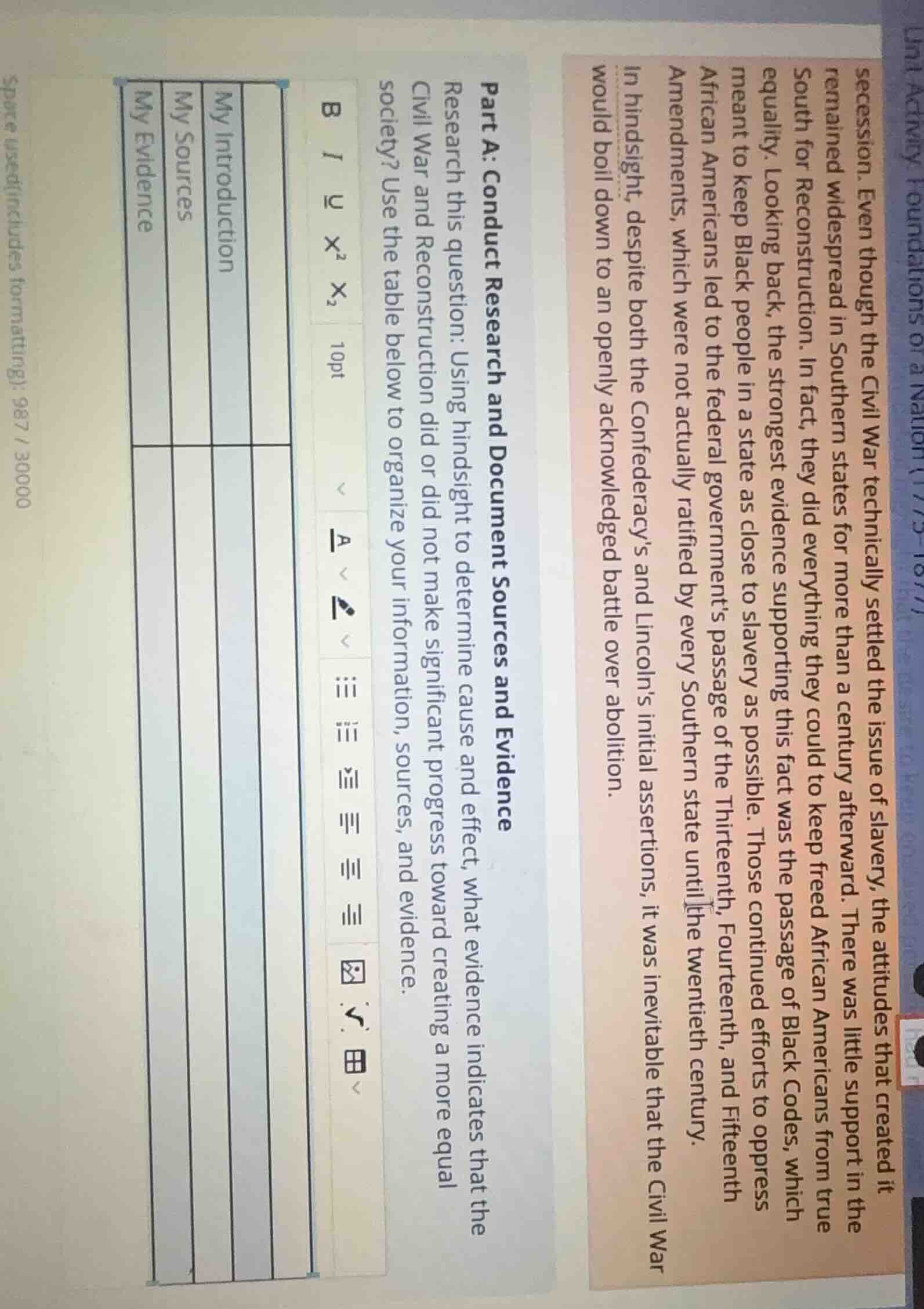 secession. even though the civil war technically settled the issue of s…