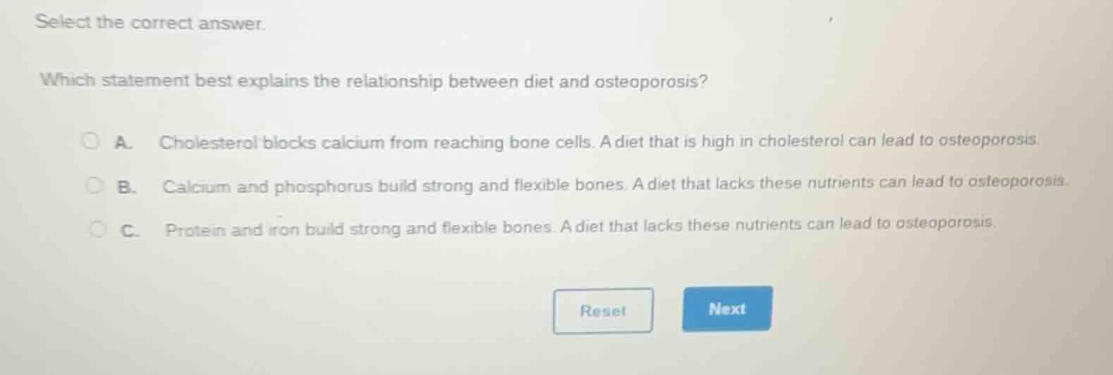 select the correct answer. which statement best explains the relationsh…