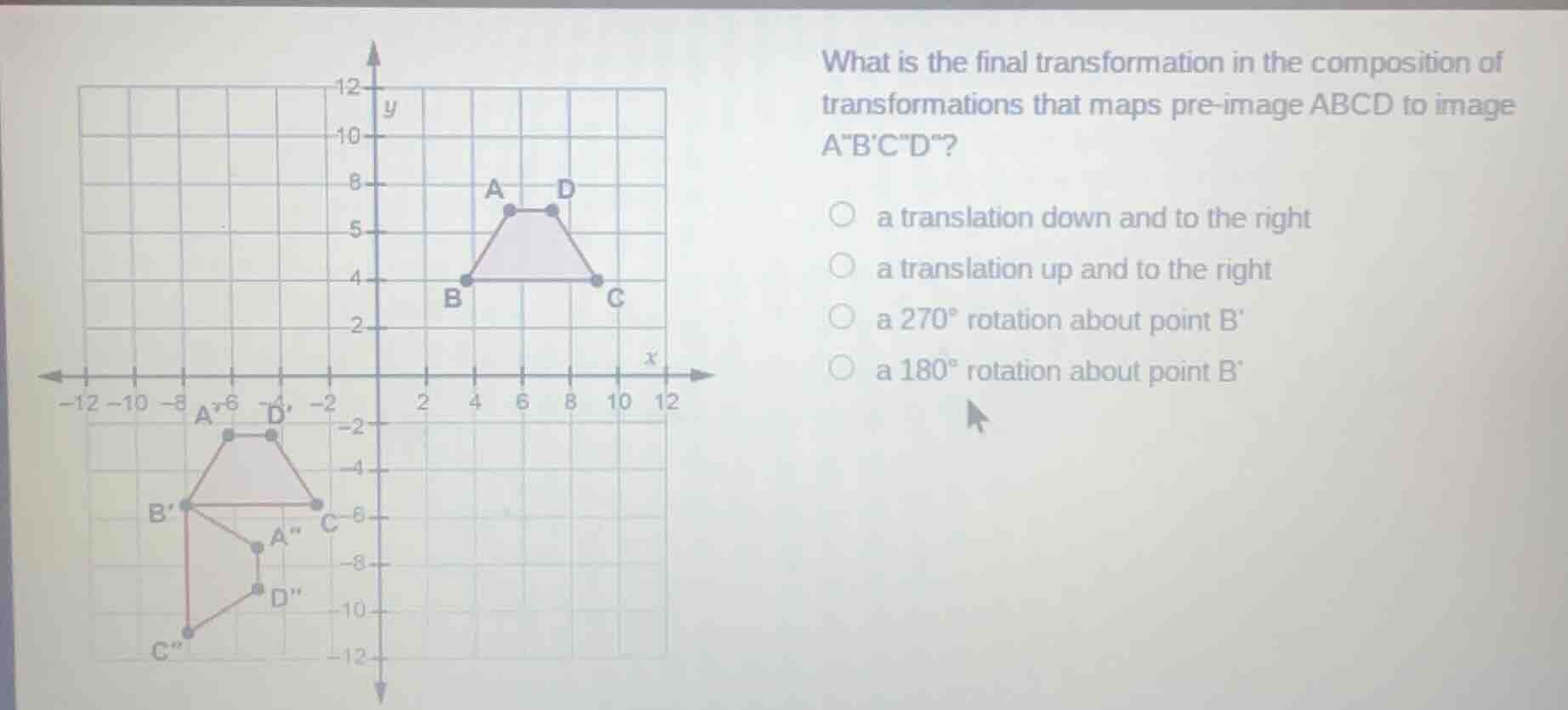 what is the final transformation in the composition of transformations …
