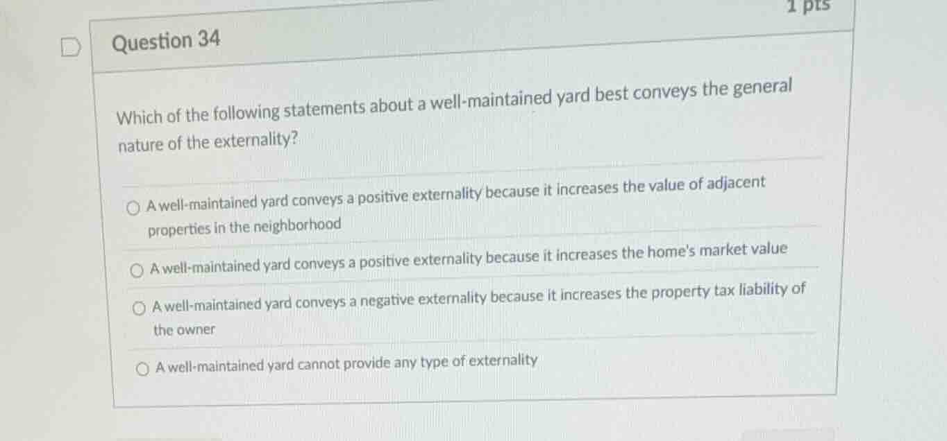 question 34 which of the following statements about a well - maintained…