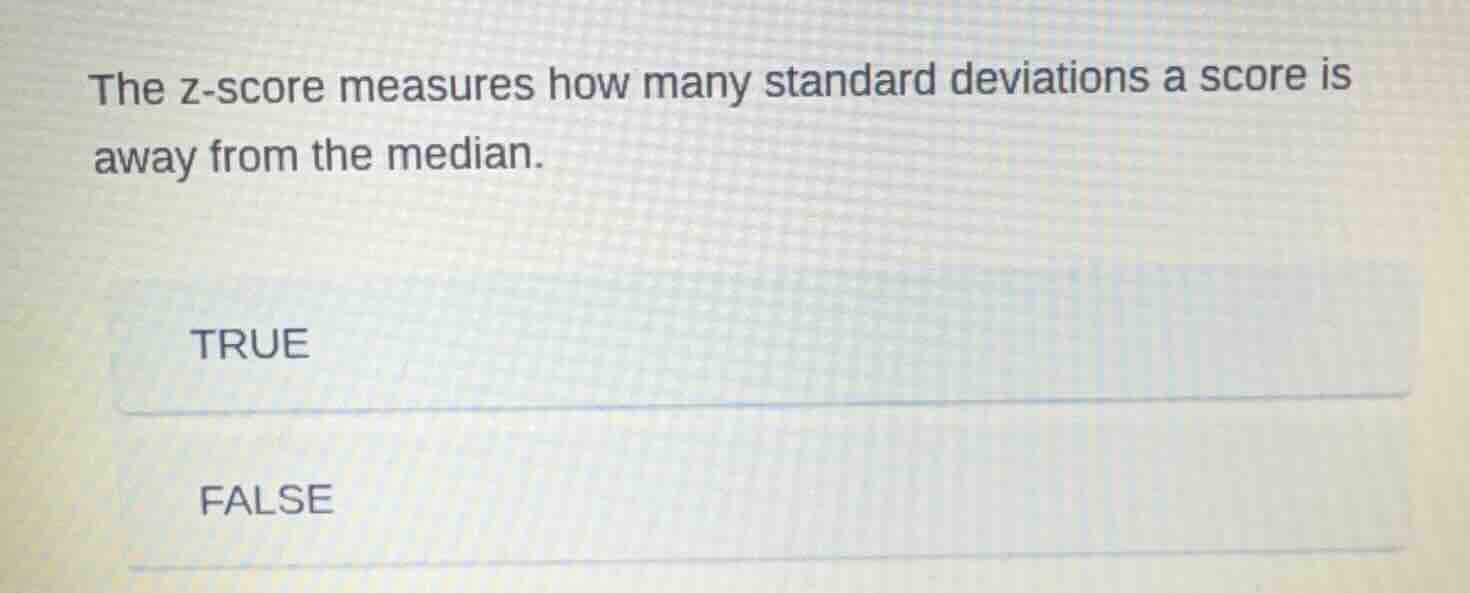 the z-score measures how many standard deviations a score is away from …